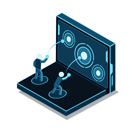 Minimal isometric event game experience