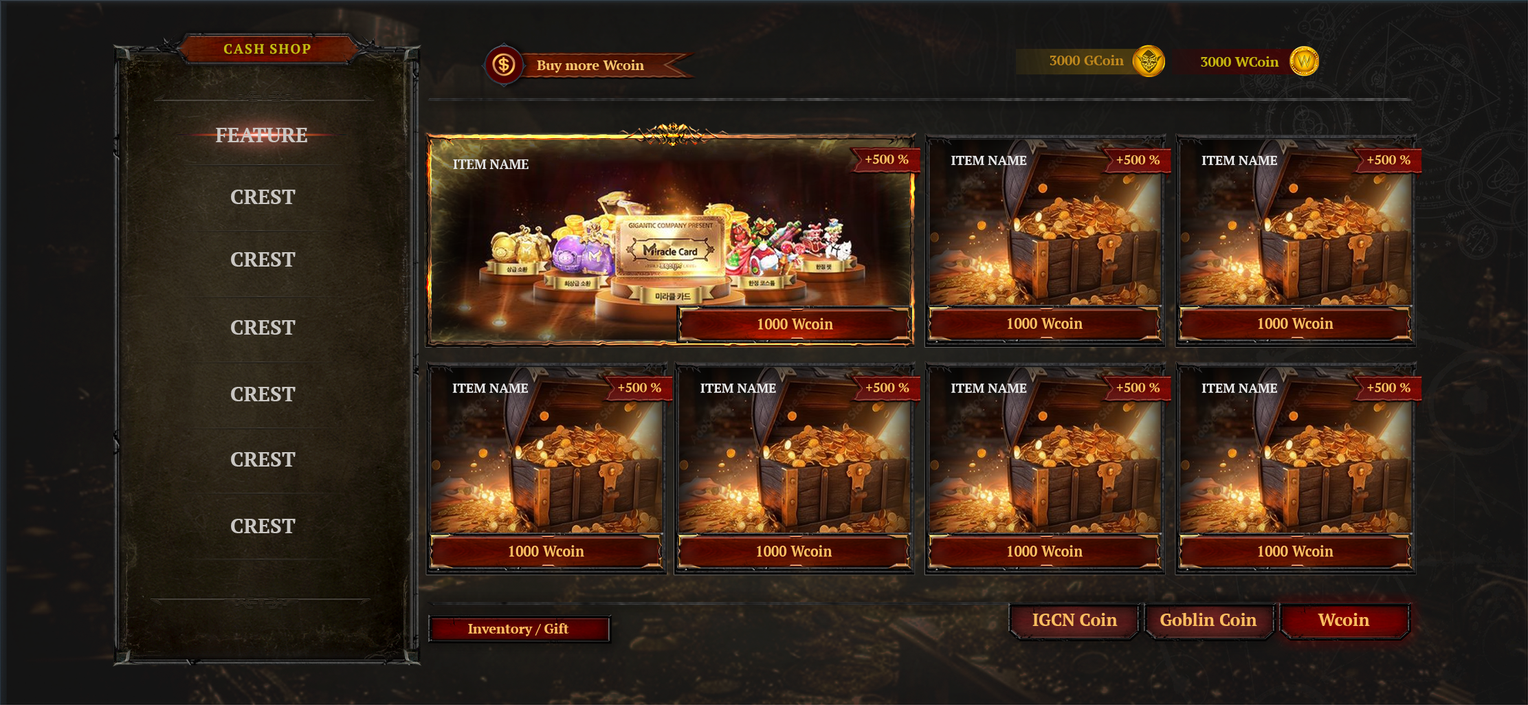 Cashshop Feature Full