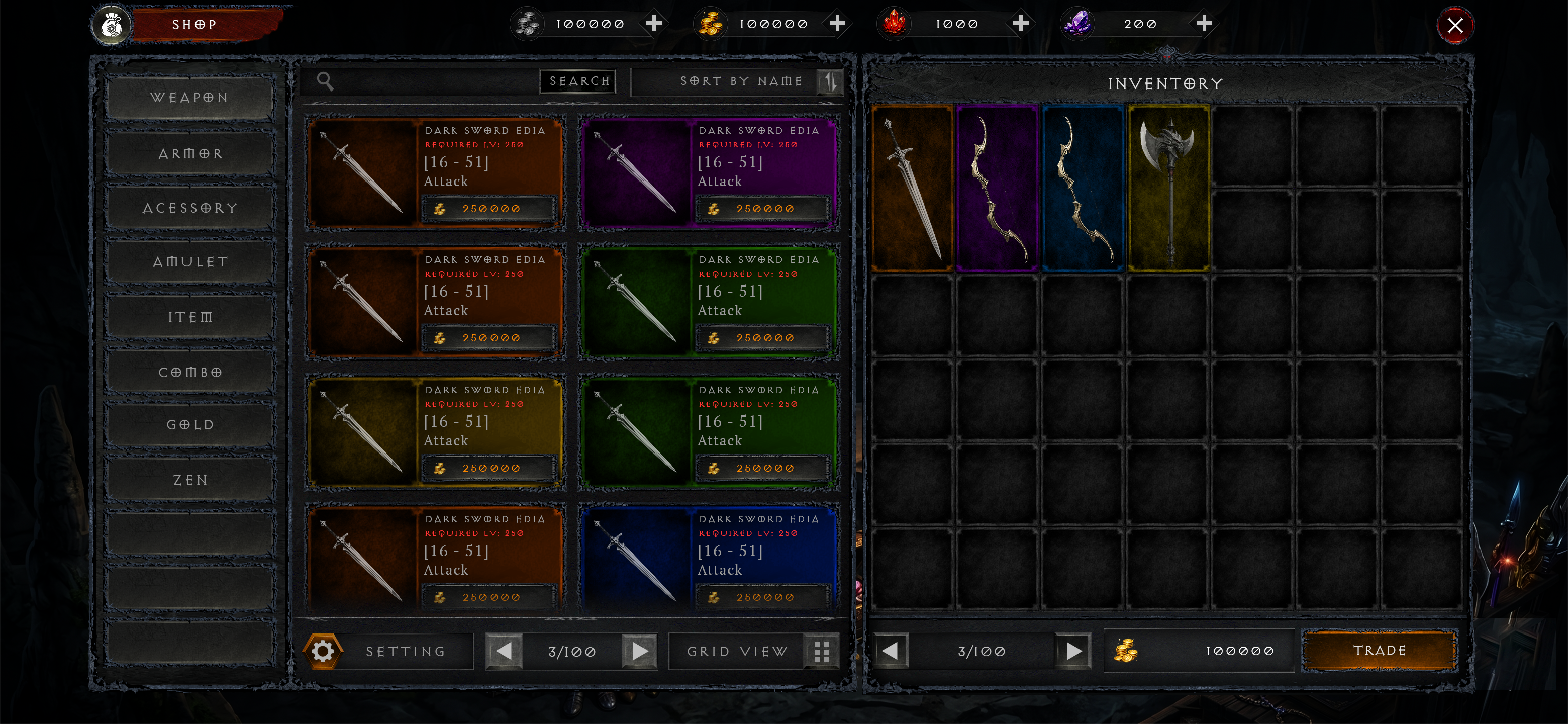 Shop Grid View